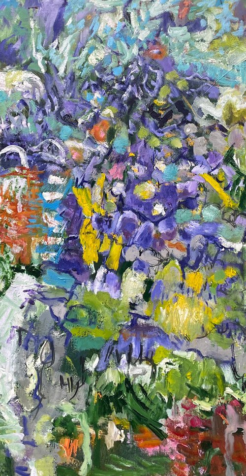 LAVENDER IN BARKER GARDENS by Maureen Finck