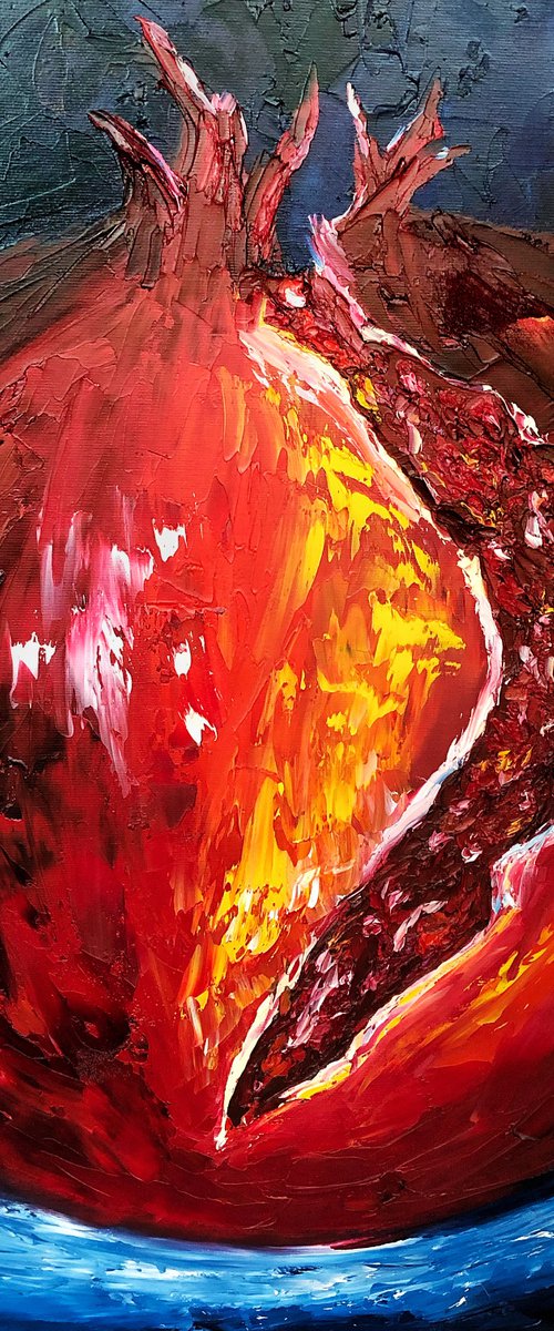 Pomegranate #2 by Anastasiia Novitskaya