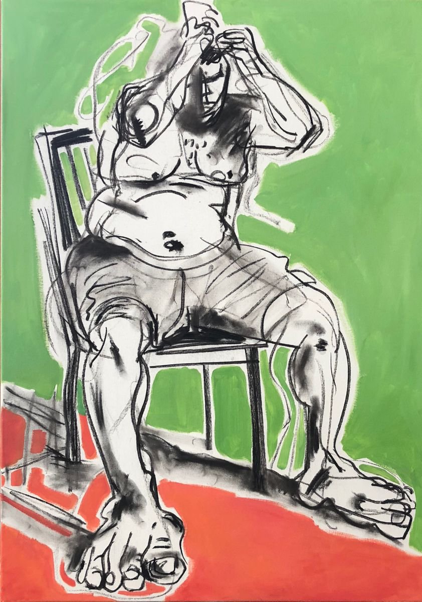Seated by Sandy Kendall BA hons Painting