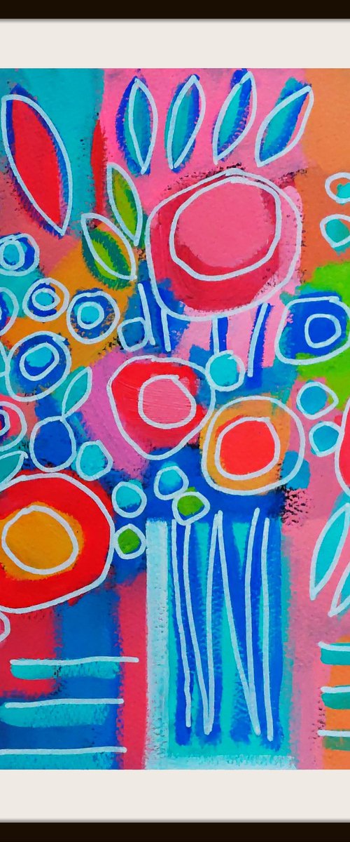 Abstract Floral XII by Jan Rippingham