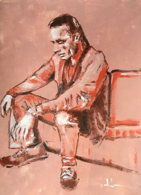 Father on a Sofa