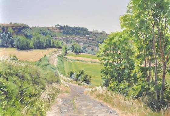 June 17, path at Polignac