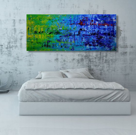 Color Rush III (120 x 50 cm) (48 x 20 inches)