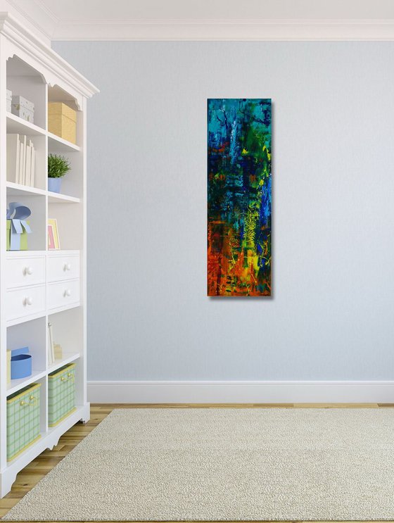 Carnival II (40 x 120 cm) (16 x 48 inches) XL vertical