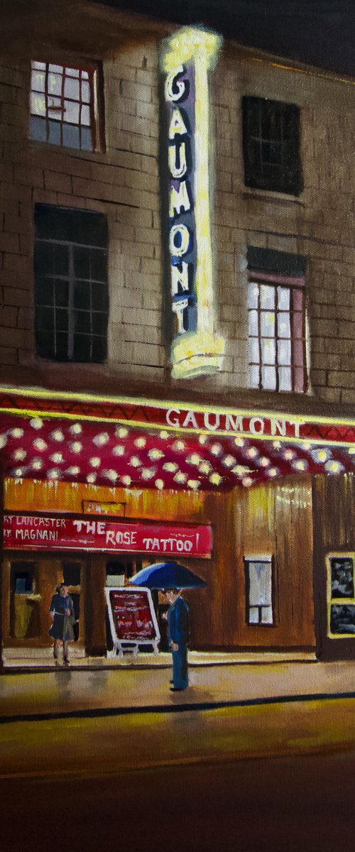 The Gaumont Cinema Aberdeen oil painting by Gordon Bruce