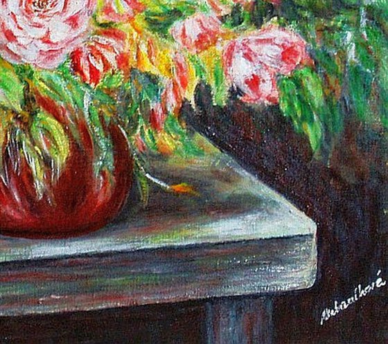 Still life with rose ..