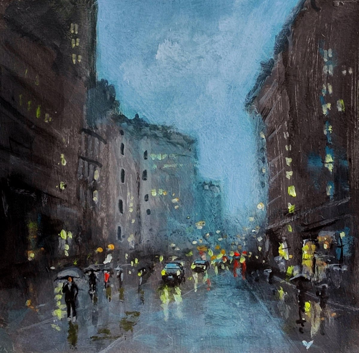 London City in rain5 by Vishalandra Dakur