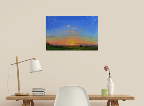 Dawn in the meadow