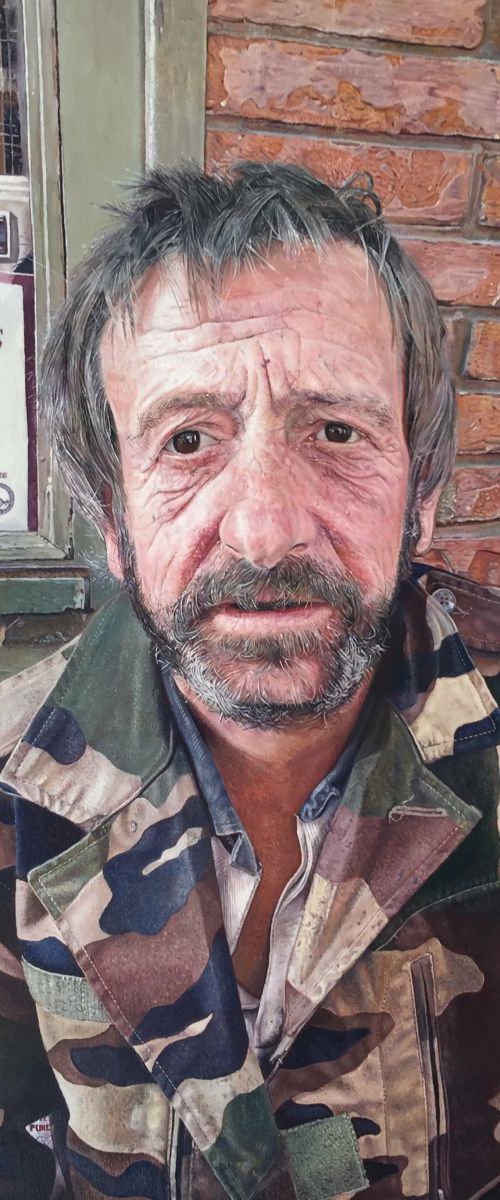 homeless man Toulouse by James Earley