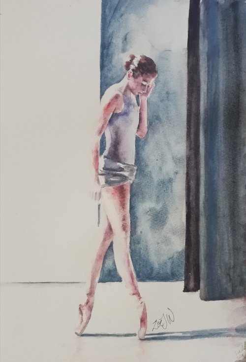 Dancing in Light and Shadow. No 1 Painting by Zoe James-Williams