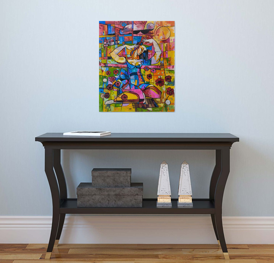 A Woman in a Spring Mood