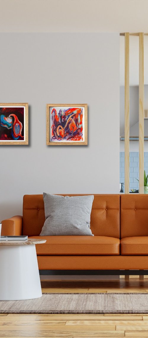 Where Dali? Diptych by Tetiana Borys