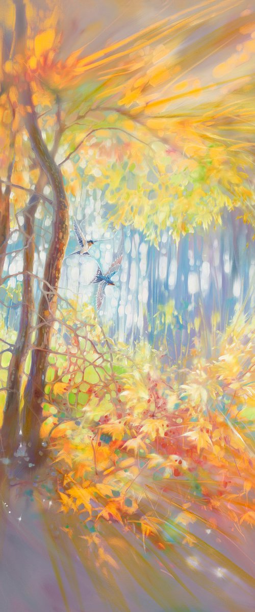 Somewhere in an Autumn Clearing by Gill Bustamante