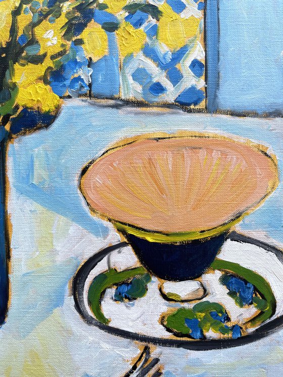 Still Life with Mimosas