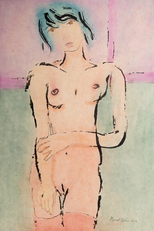 Nude teen by Marcel Garbi