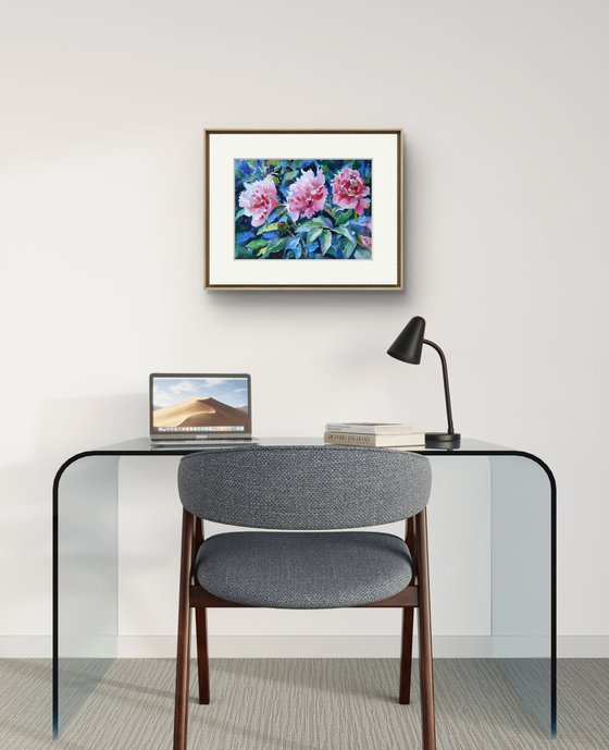 Twilight Peonies