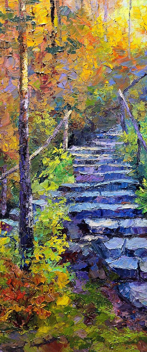 Stone steps by Boris Serdyuk