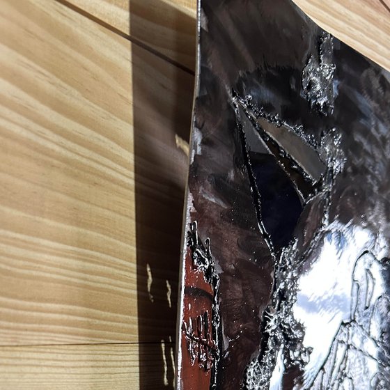 Wall sculpture - Dog basque