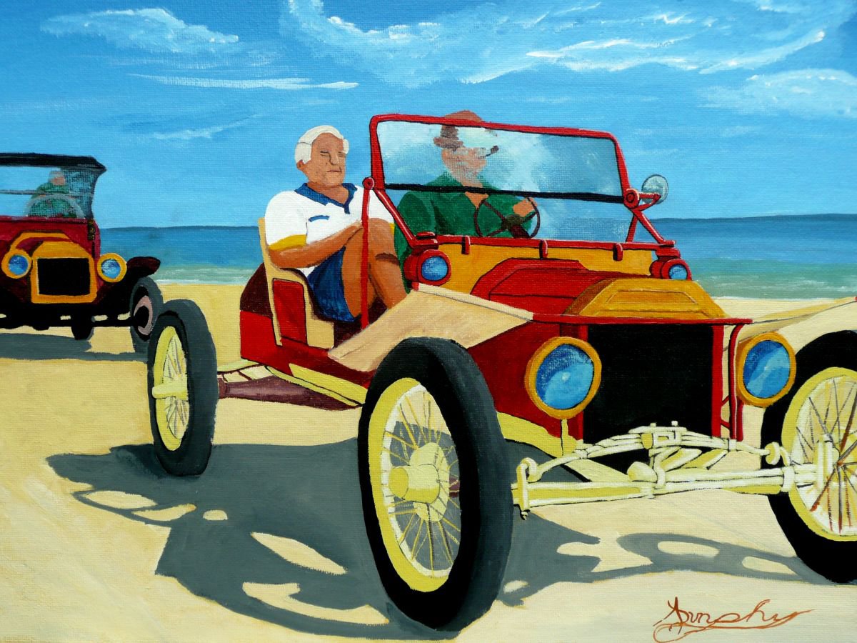 Grand Dad’s Race Car by Dunphy Fine Art
