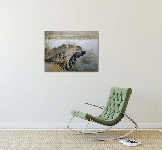 Appeasement on the river. Fishing