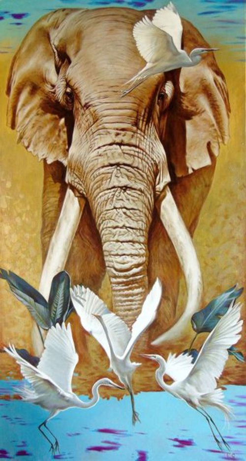 Elephant by Sergey & Vera Goncharenko