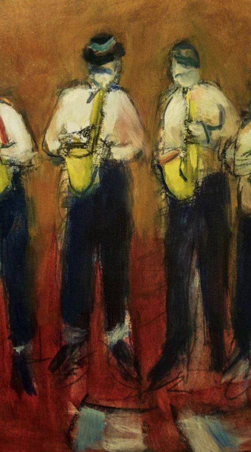 Sax Players by Andre Pallat