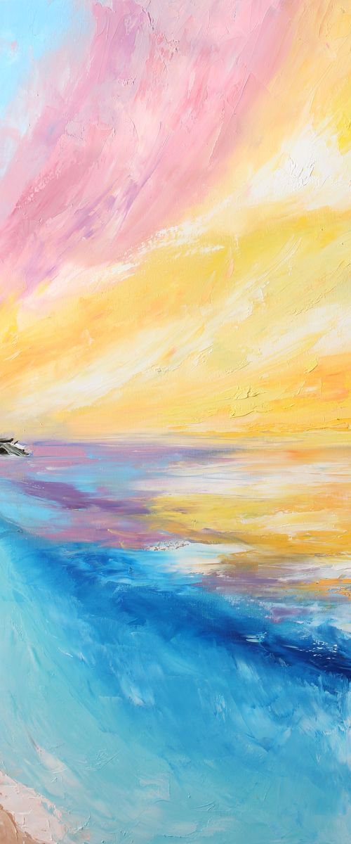 Colors of the eden, 50x70cm by Anastasiia Novitskaya