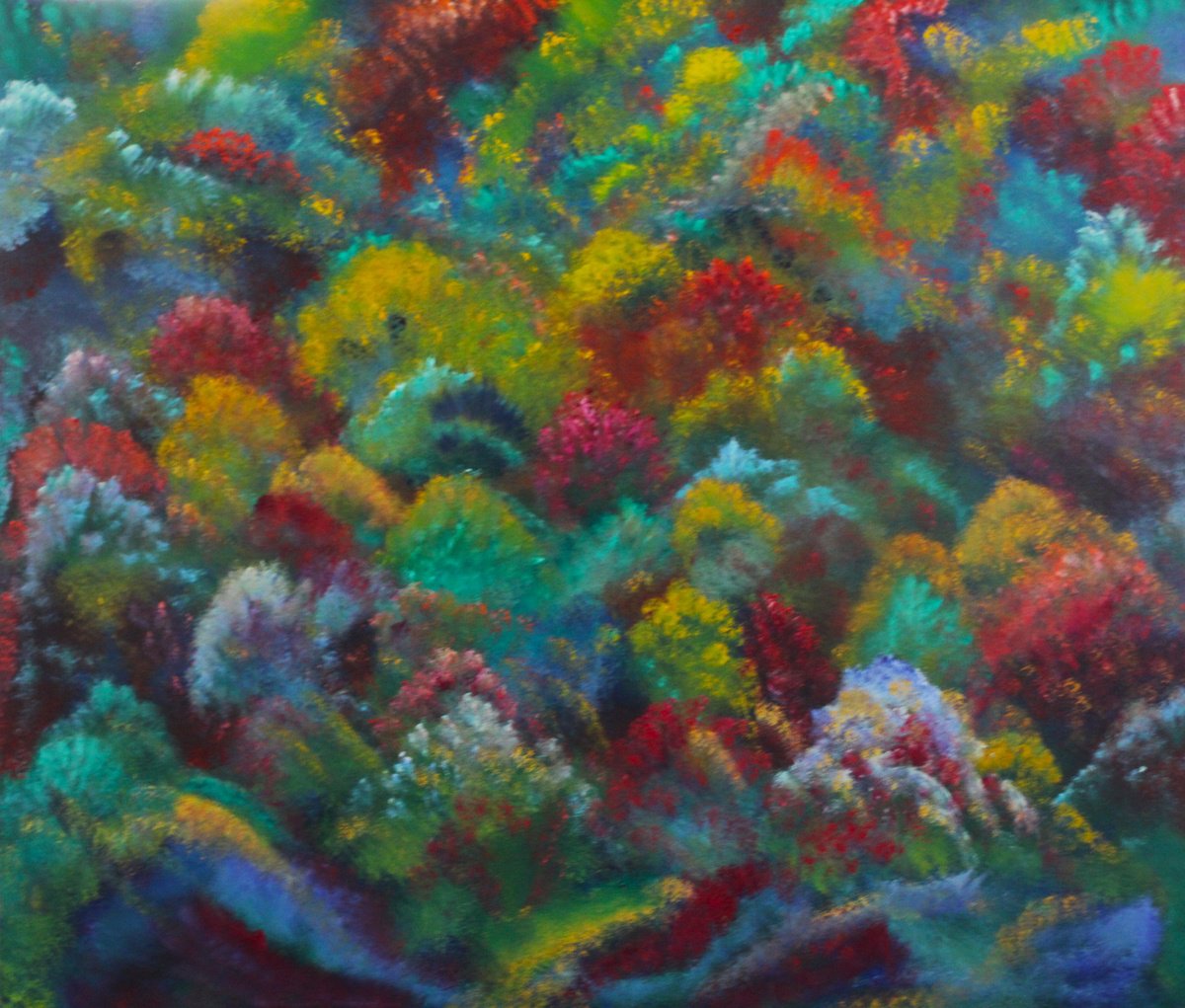 David Snider | Original Oil Painting | Autumn Fever | 130 X 110Cm | Artwork For Sale On Artfinder