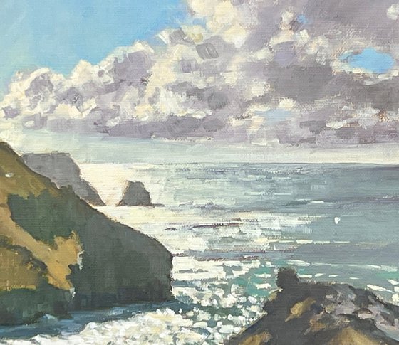 Boscastle from above