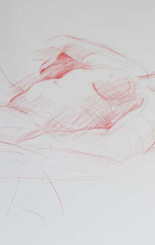 reclining female nude by Rory O’Neill