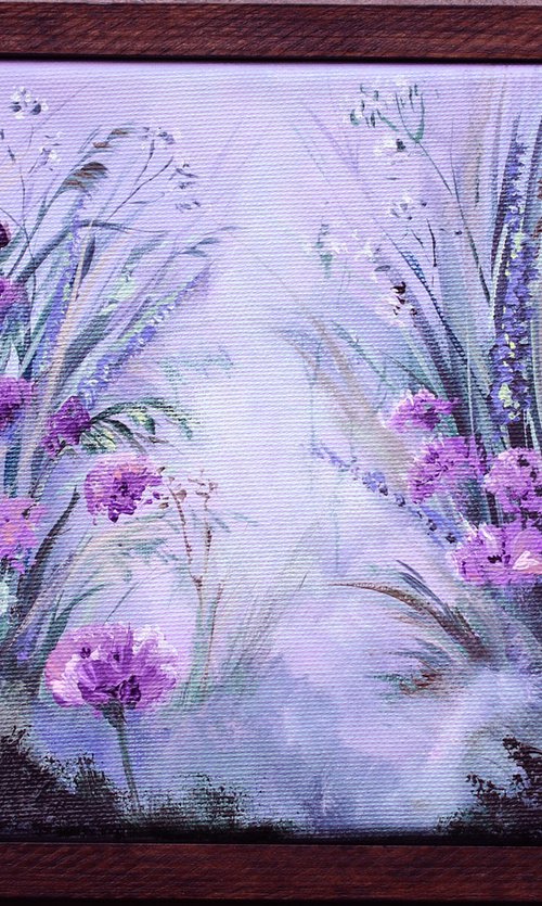 Purple Drift framed by Katerina Koroleva