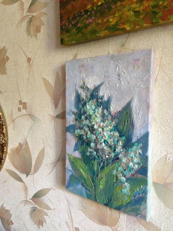 Spring Flowers bouquet oil painting