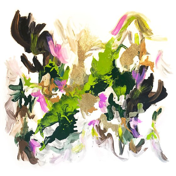 The First Time I Met You #5, 100 x 100cm, Abstract art for the Home, Office, Shop, Restaurant or Hotel
