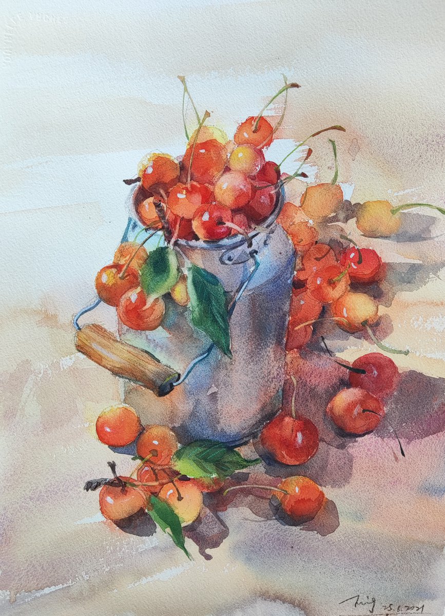 Cherries 3 by Jing Chen