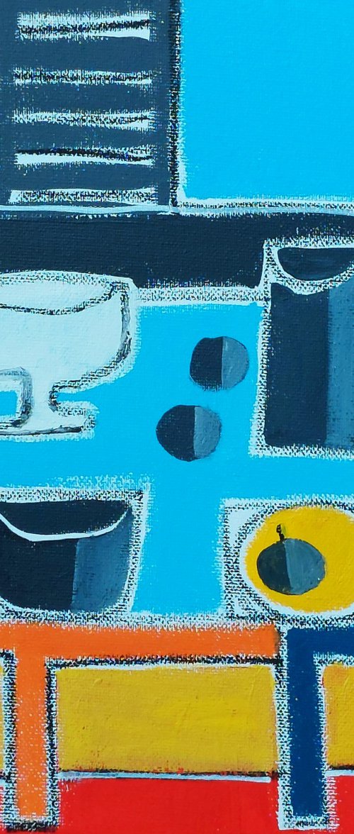 Still Life with a White Bowl VII by Jan Rippingham