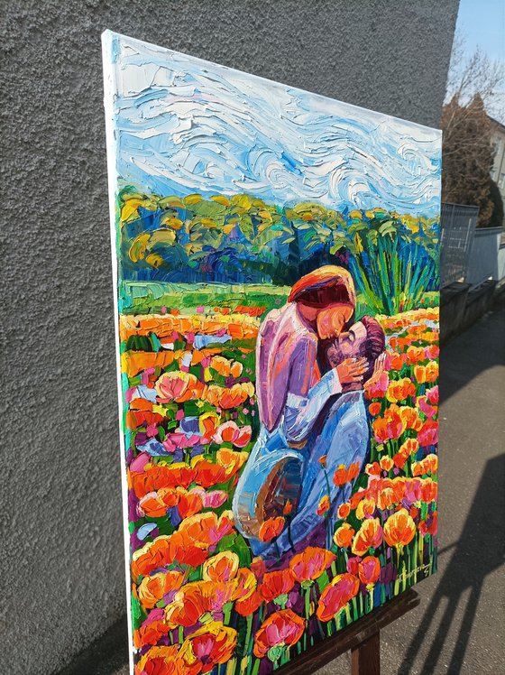 Love among the flowers