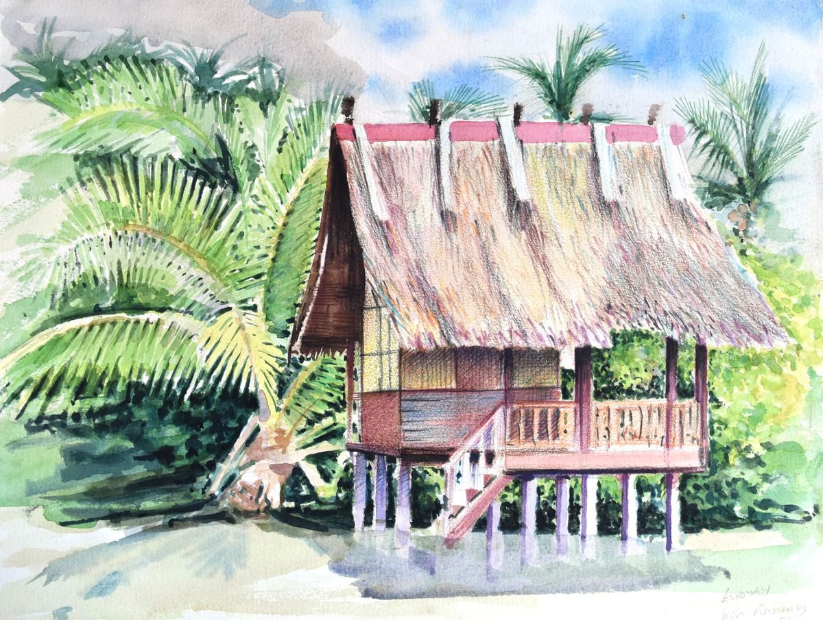 Hut in Thailand by Paul Gurney