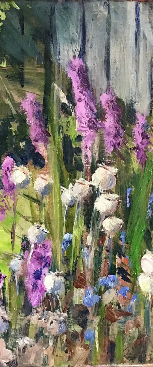 Purple Liatris by Sandra Haney