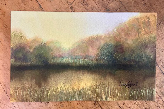 Fonthill lake, Wiltshire