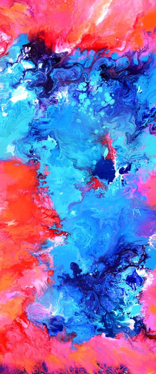 Red and Blue - Spring Energy by Soos Tiberiu