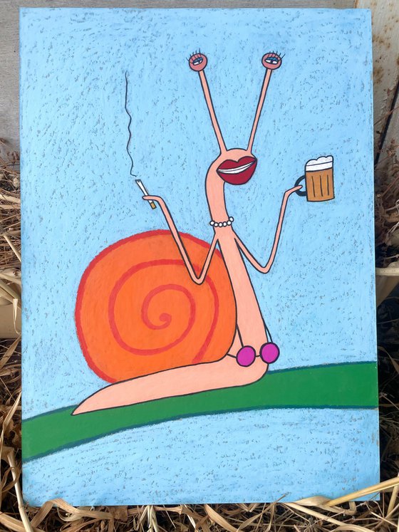 Weekend snail couple