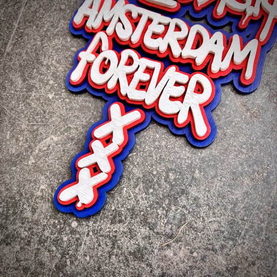 Amsterdam Forever (laser-cut)