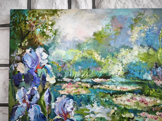 Water lilies pond