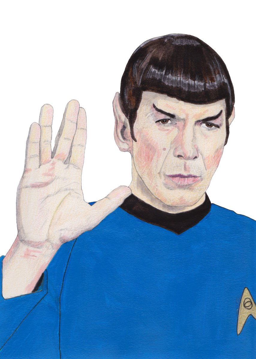 Spock Leonard Nimoy by Paul Nelson-Esch