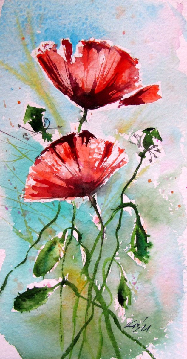 Sweet poppies II by Kovacs Anna Brigitta