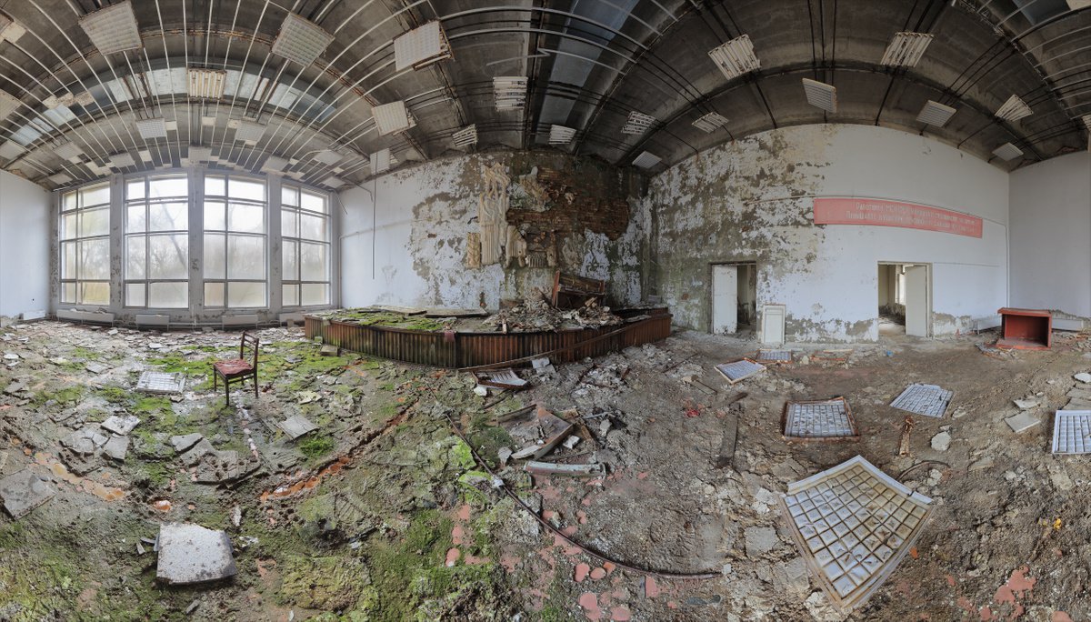 #75. Pripyat Hospital Act Hall 1 - XL size by Stanislav Vederskyi