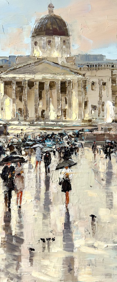 Trafalgar Square. by Irina Alexandrina