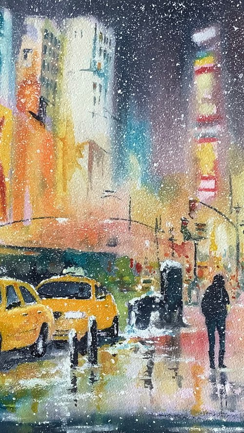 New York Winter scene by Darren Carey