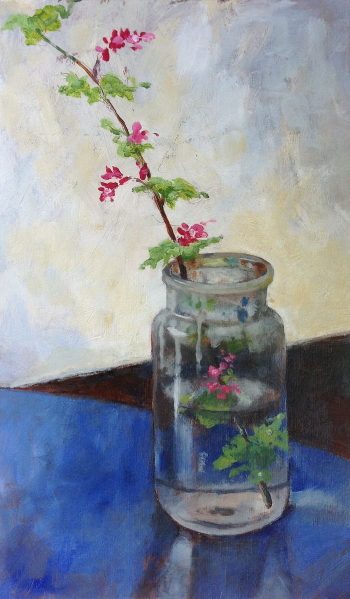 Still Life with Flowering Currant by Rebecca Freear