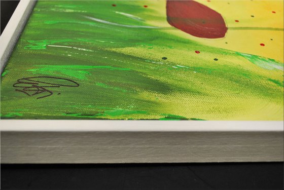 Best of Summer - Abstract- Painting- Acrylic Art- Canvas Art- Wall Art- Small Flower Painting